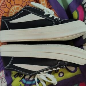Black and White Low-Top - Not "RICK OWENS" Sneakers